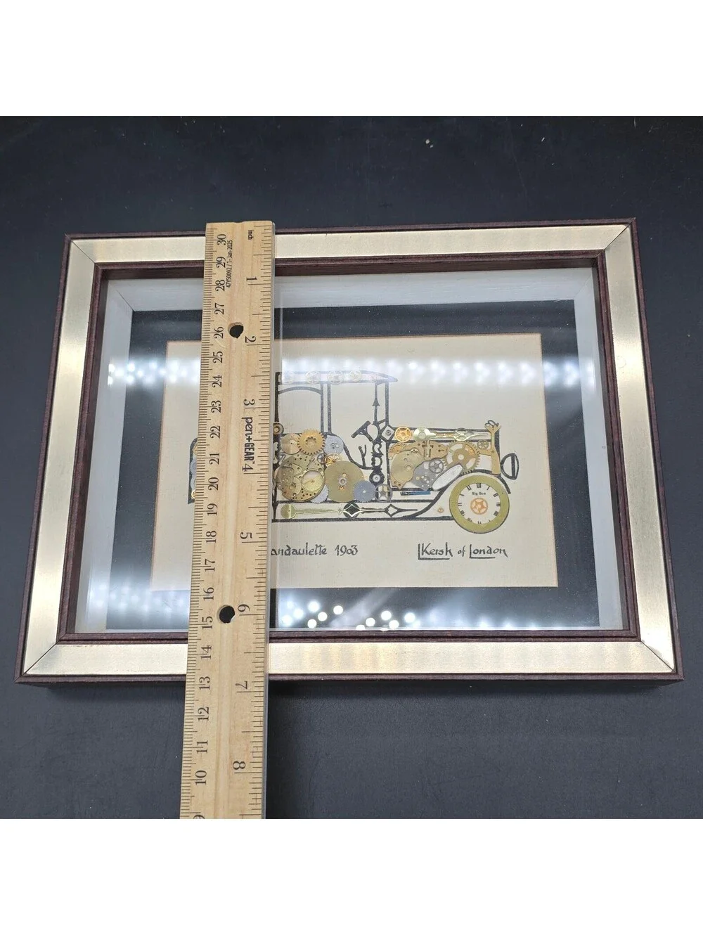 Vintage 1970 L Kersh of London Horological Collage Rolls-Royce Landaulette 1903